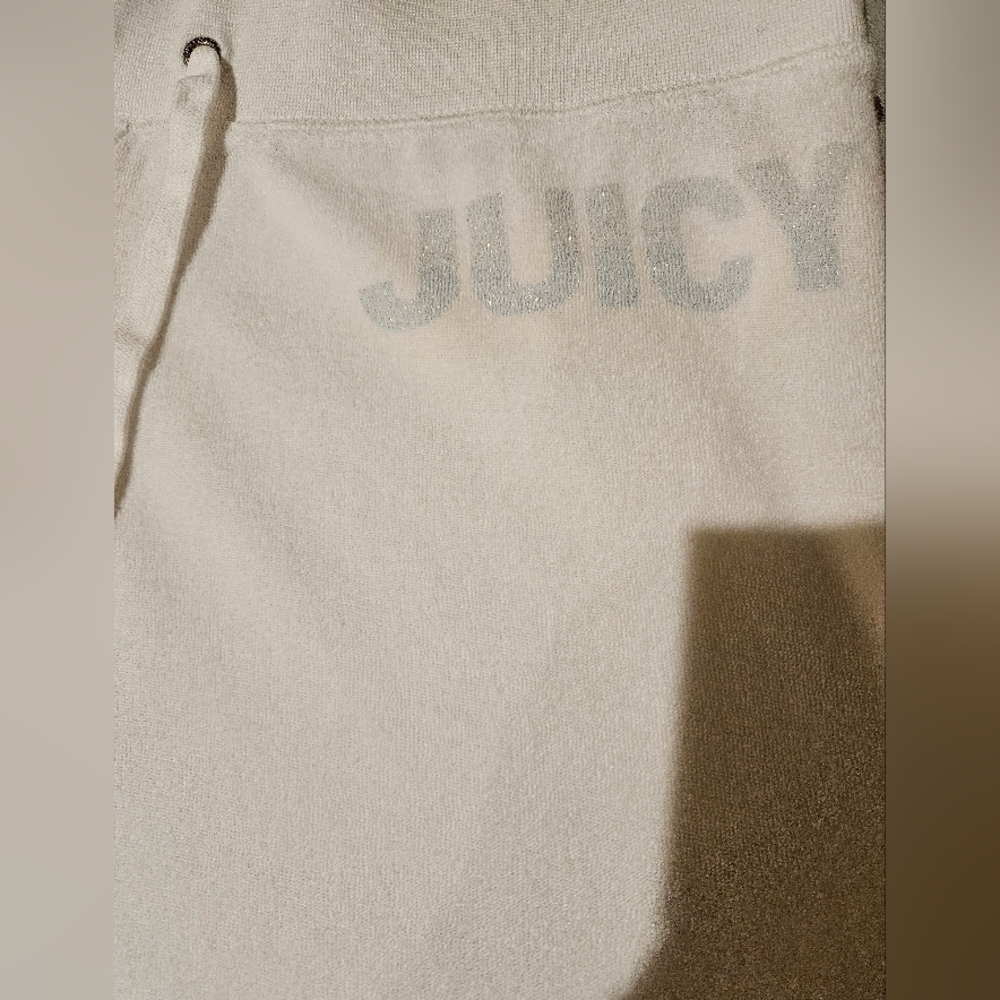 NWOT Juicy White Track Pants Size M